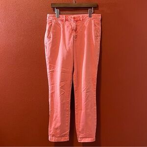 Anthropologie Women’s Pink Barbiecore Relaxed‎ Fit Coquette Chino Pants
